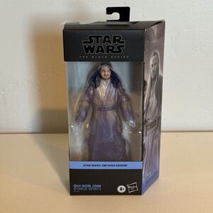 Star Wars OBI-WAN KENOBI Black Series QUI-GON JINN Force Spirit Action Figure